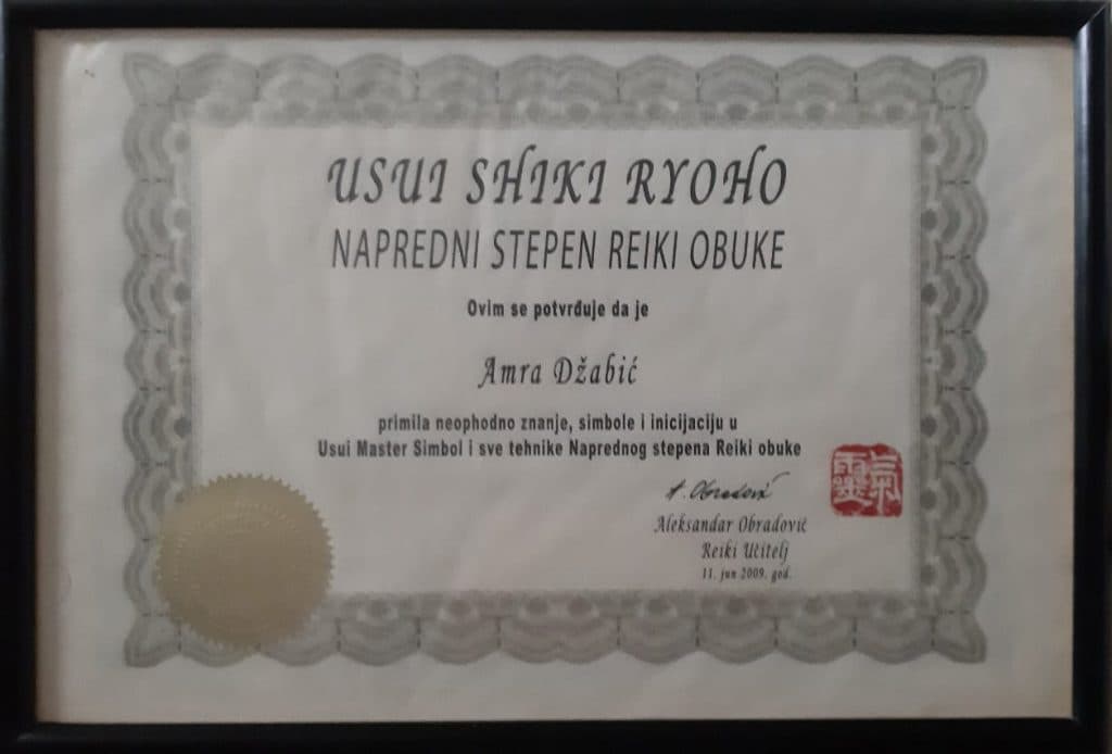 Usui Shiki Ryoho — Napredni Stepen Reiki Obuke